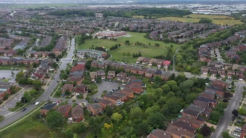 Drone Mississauga 07 Video stock 129803514