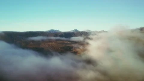 Drone Mist Reveal Video stock 168713826