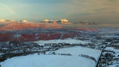 Drone Moab Utah 4K 30FPS Stock Footage 147379827