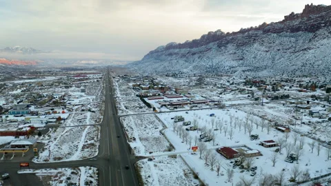 Drone Moab Utah 4K 30FPS Stock Footage 147379866