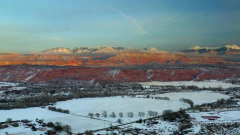 Drone Moab Utah 4K 30FPS Stock Footage 147379907