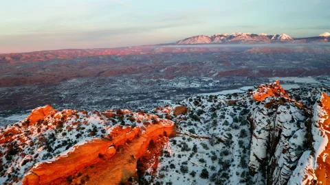 Drone Moab Utah 4K 30FPS Stock Footage 147380055
