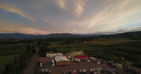 Drone - Mount Hood 1 Stock Footage 106419939