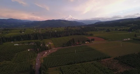 Drone - Mount Hood 2 Stock Footage 106420433