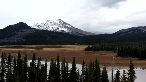 Drone Mountain Lake  Stock Footage 249846703