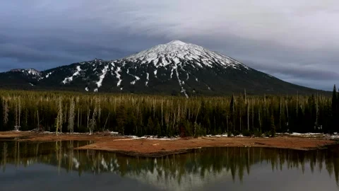 Drone Mountain Lake  Stock Footage 249851270