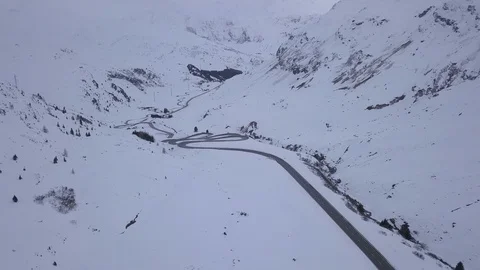 Drone Mountain Road 3 Stock-Footage 126012195