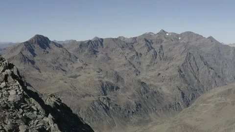 Drone mountain view Stock Footage 97134776