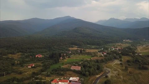 Drone Mountain View Stock Footage 115068117