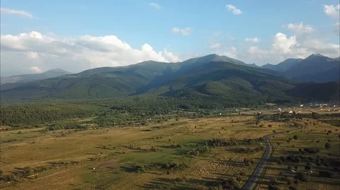 Drone Mountain View Stock Footage 115068154