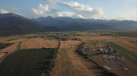 Drone Mountain View Stock Footage 115068160