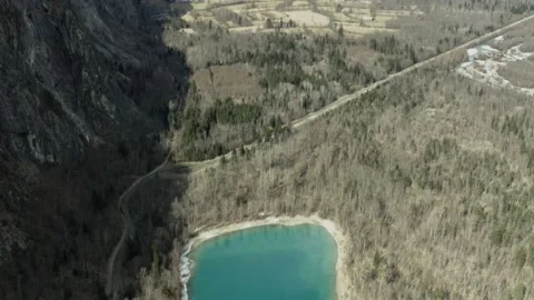 A Drone In The Mountains Video stock 236481704