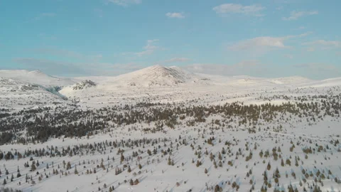 Drone in the mountains Video stock 243229187
