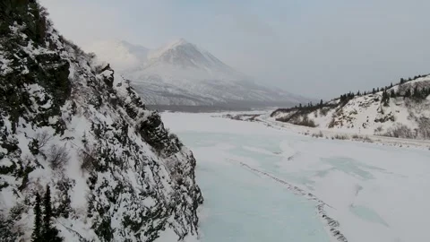 Drone of Mountian Bluff Video stock 294859649