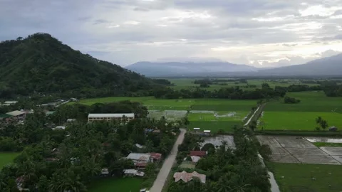 Drone moving backwards - timelapse at the Philippines Stock Footage 301601880