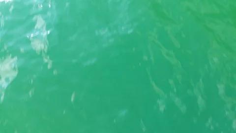 Drone Moving Fast Over Turquoise Sea Ocean Water Stock-Footage 115026654