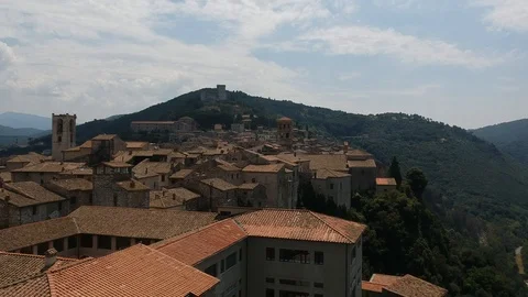 Drone Narni Video stock 100359330
