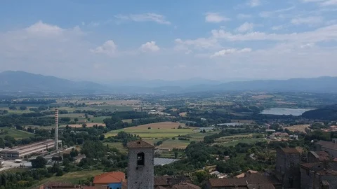 Drone in Narni Video stock 100359365