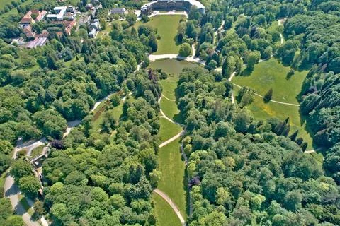 Drone nature aerial landscape Stock Photos