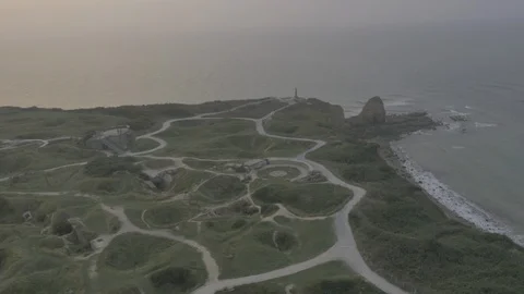 Drone Normandy-0011 P1000116 Stock Footage 89848672