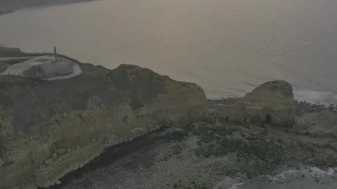 Drone Normandy-0014 P1000116 Stock Footage 89849081