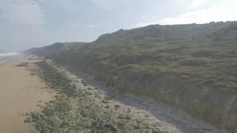 Drone Normandy-0027 P1000126 Stock Footage 89849445