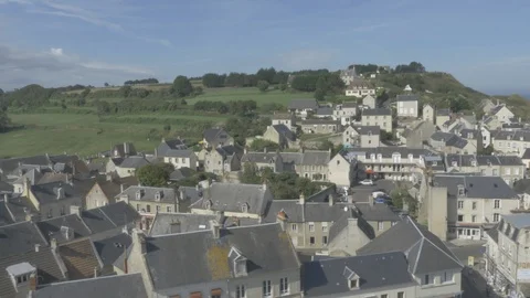 Drone Normandy-0041 P1000131 Stock Footage 89849935