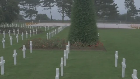 Drone Normandy cinematic view Stock Footage 89853746