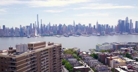 Drone NYC 2 Stock Footage 201346421