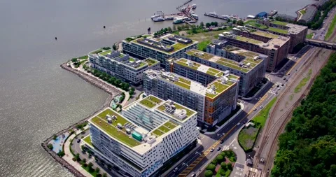 Drone NYC 5 Stock Footage 201346401