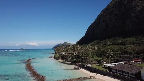 Drone Oahu 2 Stock Footage 124597157