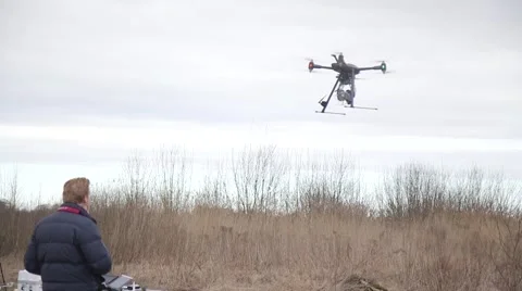 Drone Operator Stock Footage 48632886