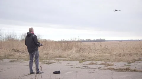 Drone Operator Stock Footage 48632937