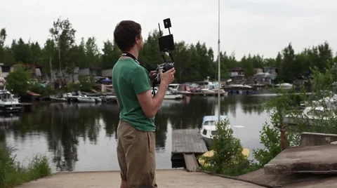 Drone operator Stock Footage 56436518