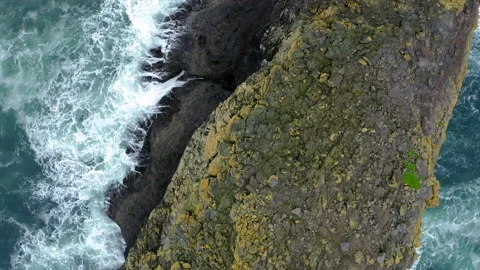 Drone Oregon Oceanside 4K 30FPS Stock Footage 135355964