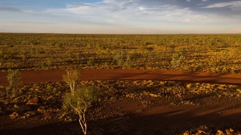 Drone outback australia Stock Footage