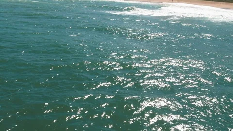 Drone over beach 2 Video stock 127239408