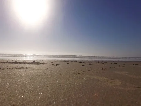 Drone over Blacks Beach Stock Footage 72574182