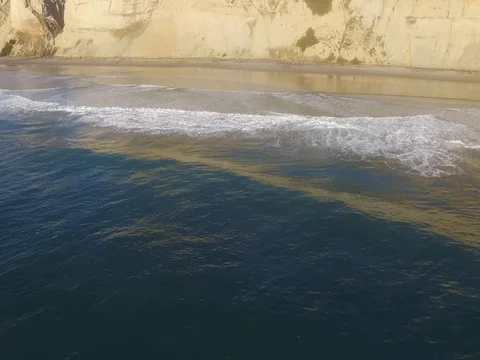 Drone over Blacks Beach Stock Footage 72574207