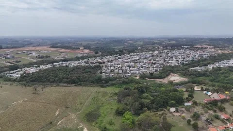 Drone Over City Stock Footage 319765927