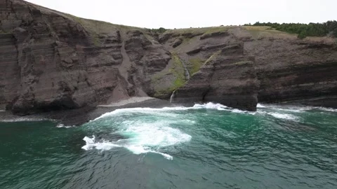 Drone Over Cliffs Stock Footage 303499675