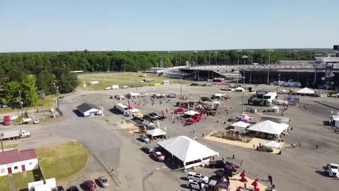 Drone Over Construction Expo Stock Footage 201624954