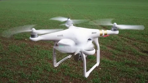Drone over field. 스톡 동영상 71943904