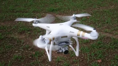 Drone over field. Video stock 71944840