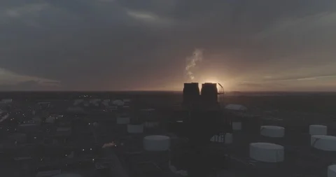 Drone over fire 2 Video stock 94051445