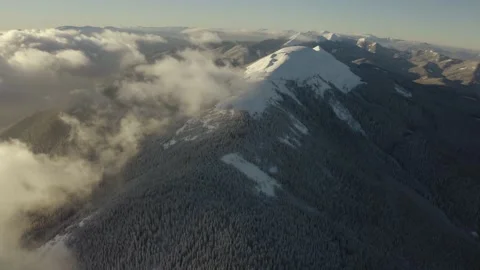 Drone over Gorgani in winter Vídeos de archivo 170573588