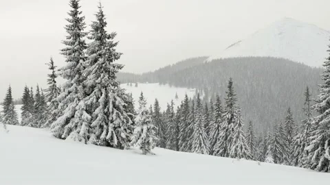 Drone over Gorgani in winter Stock Footage 170773485