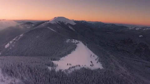 Drone over Gorgani in winter Stock Footage 170787746