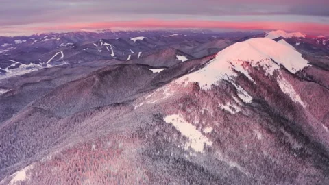 Drone over Gorgani in winter Video stock 170787767