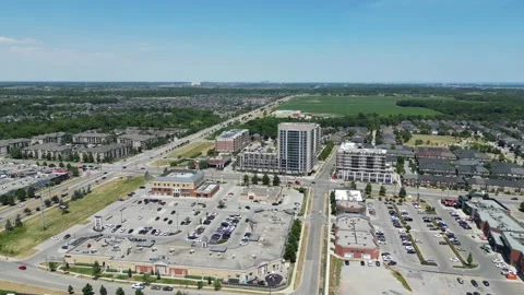 Drone over highrise Stock Footage 229562884